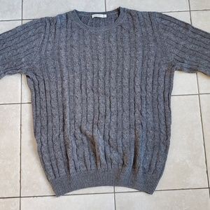Summer Cable Knit Crew Sweater